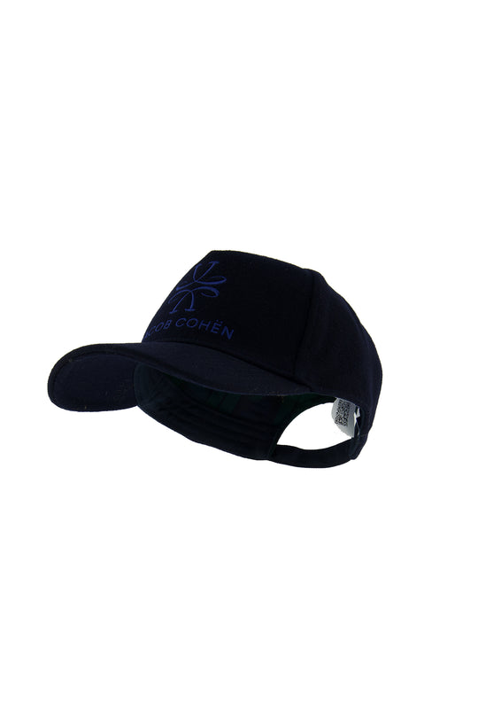 Men's Jacob Cohen Navy Blue Cappellino Baseball Cap