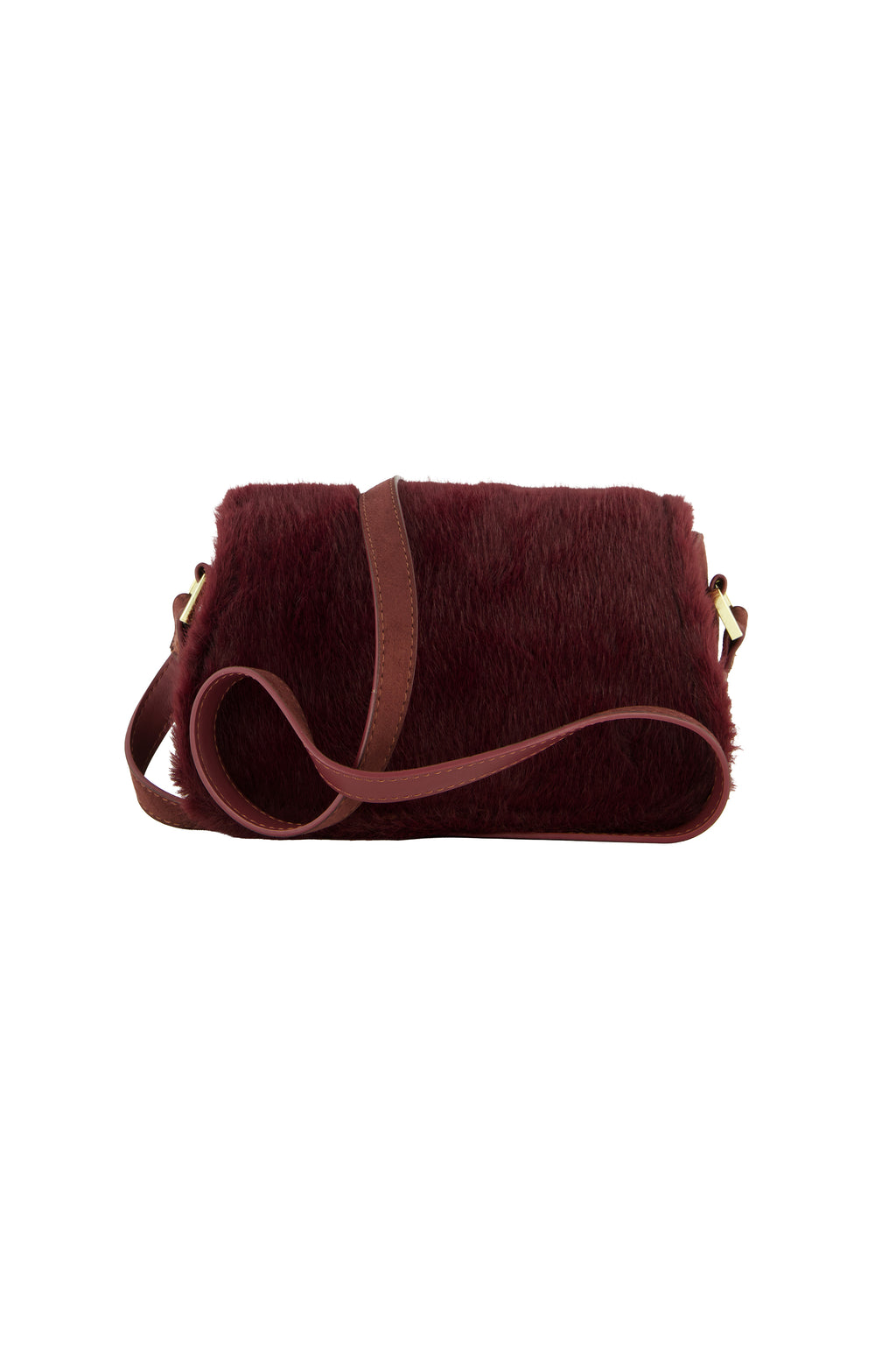 Women's Valentino Iceland Flap Bag In Bordeaux — view 7