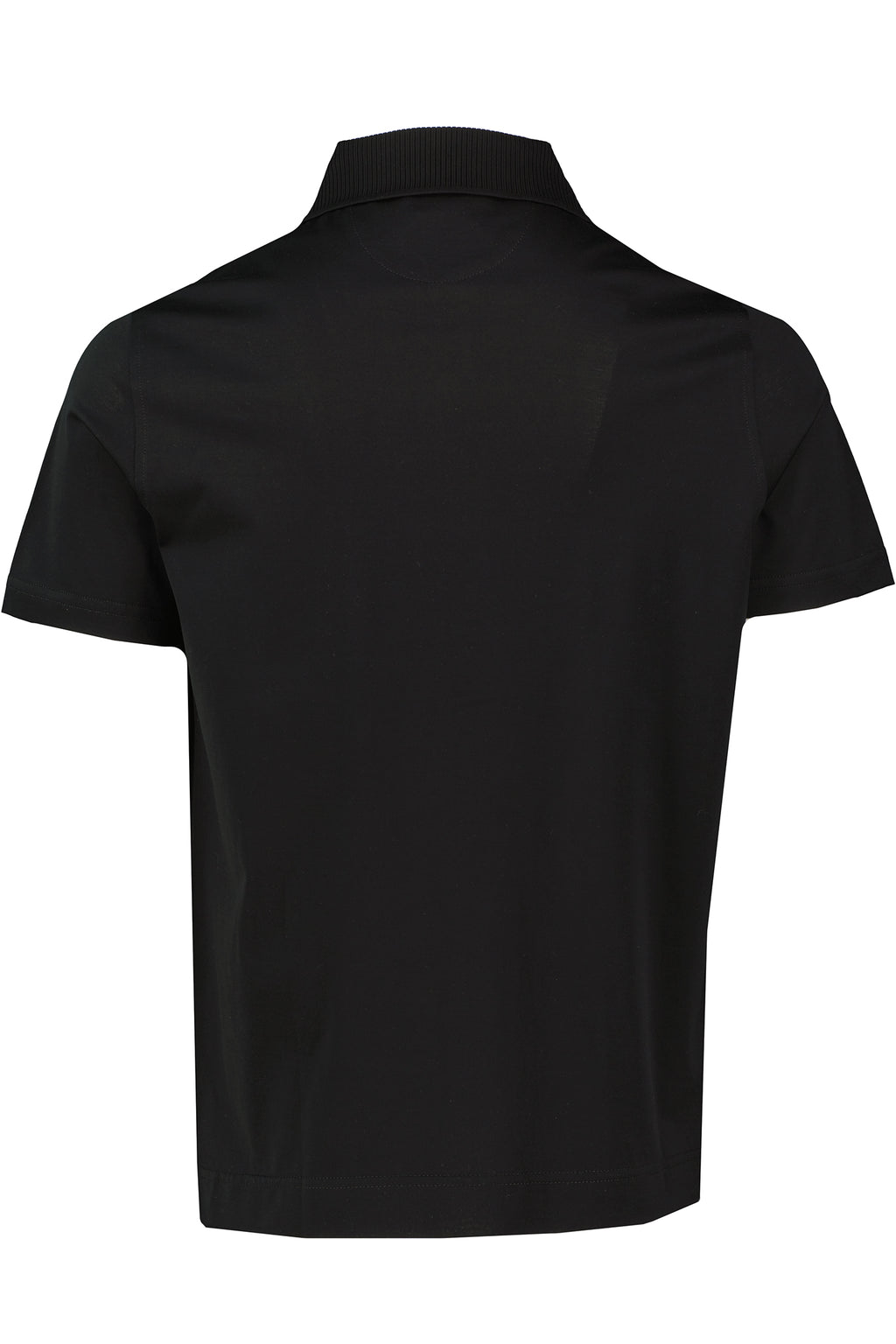 Reverse of Pal Zileri Mercerised Dark Grey Polo Shirt