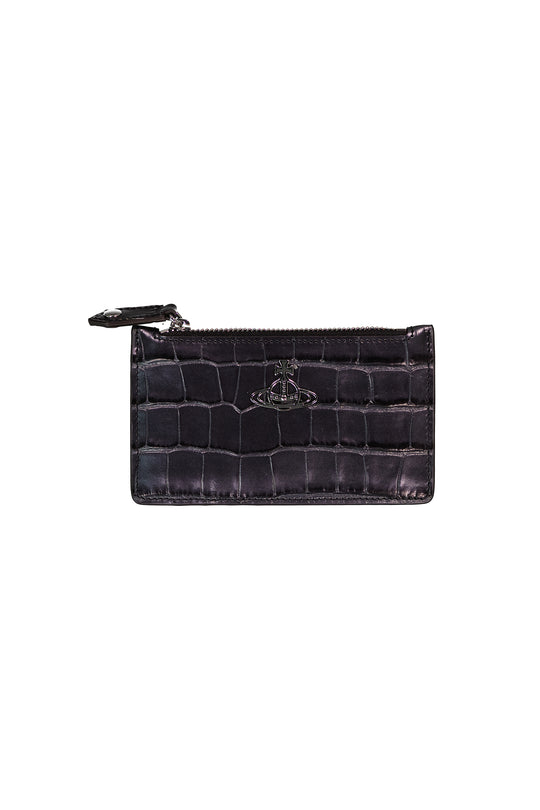 Women's Vivienne Westwood Anthracite Slim Long Card Holder