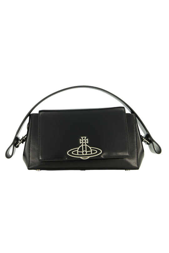 Womens Vivienne Westwood Hazel Medium Black Handbag
