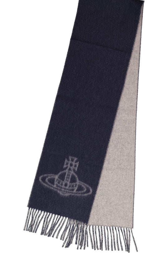 Womens Vivienne Westwood 25X185 Scarf Mineral Grey Scarve
