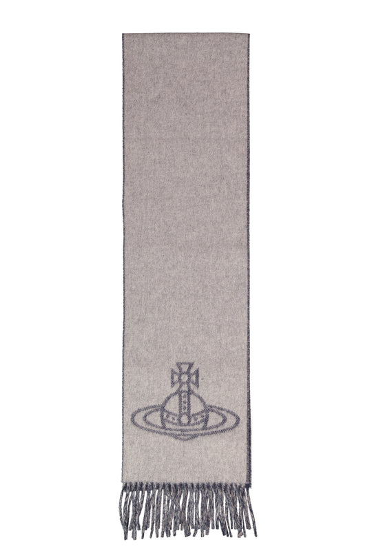 Womens Vivienne Westwood 25X185 Scarf Mineral Grey Scarve