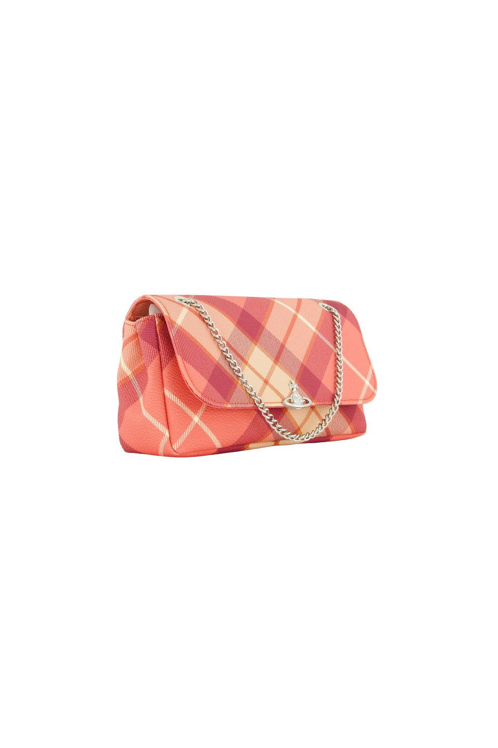 Women's Vivienne Westwood Chain Crossbody Purse in Fraser Pink
