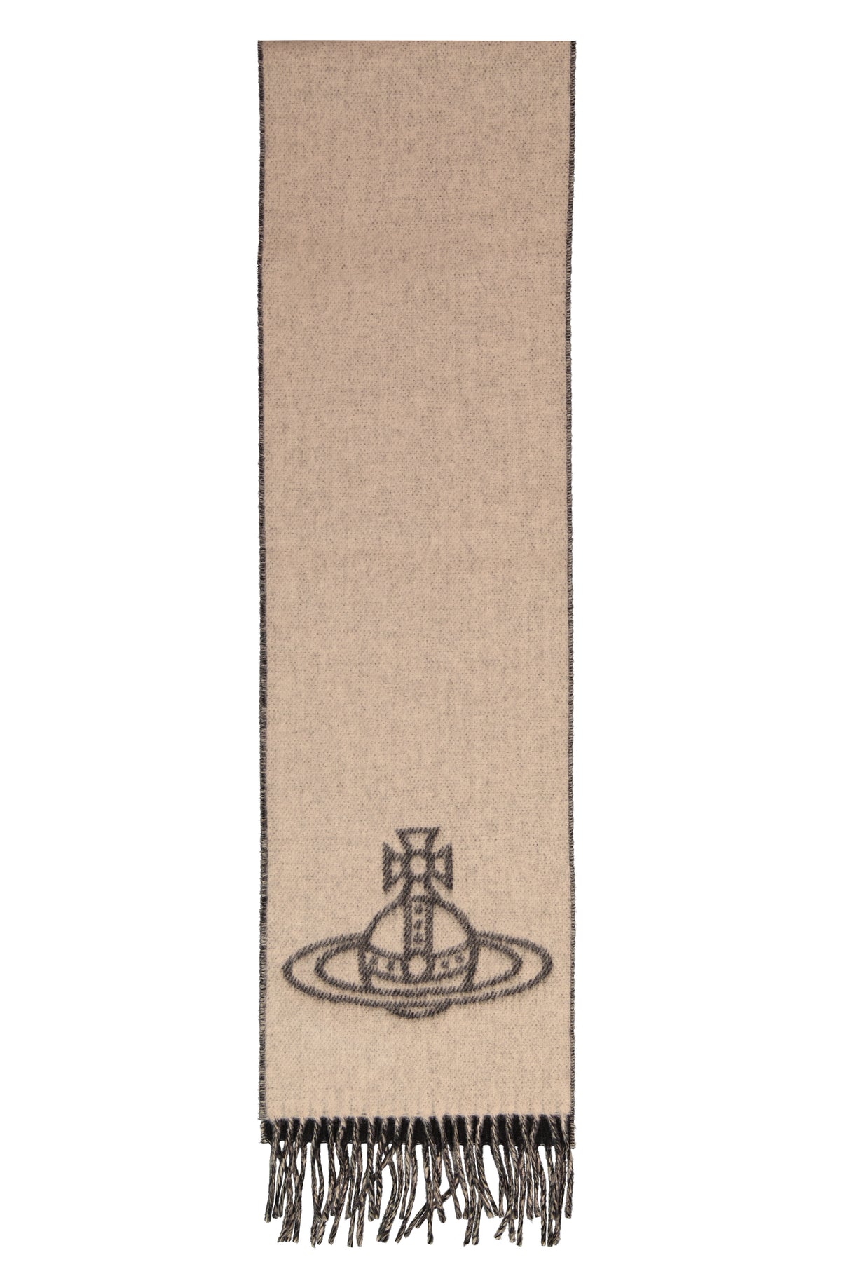 Women's Vivienne Westwood 25X180cm Scarf in Black White — view 5