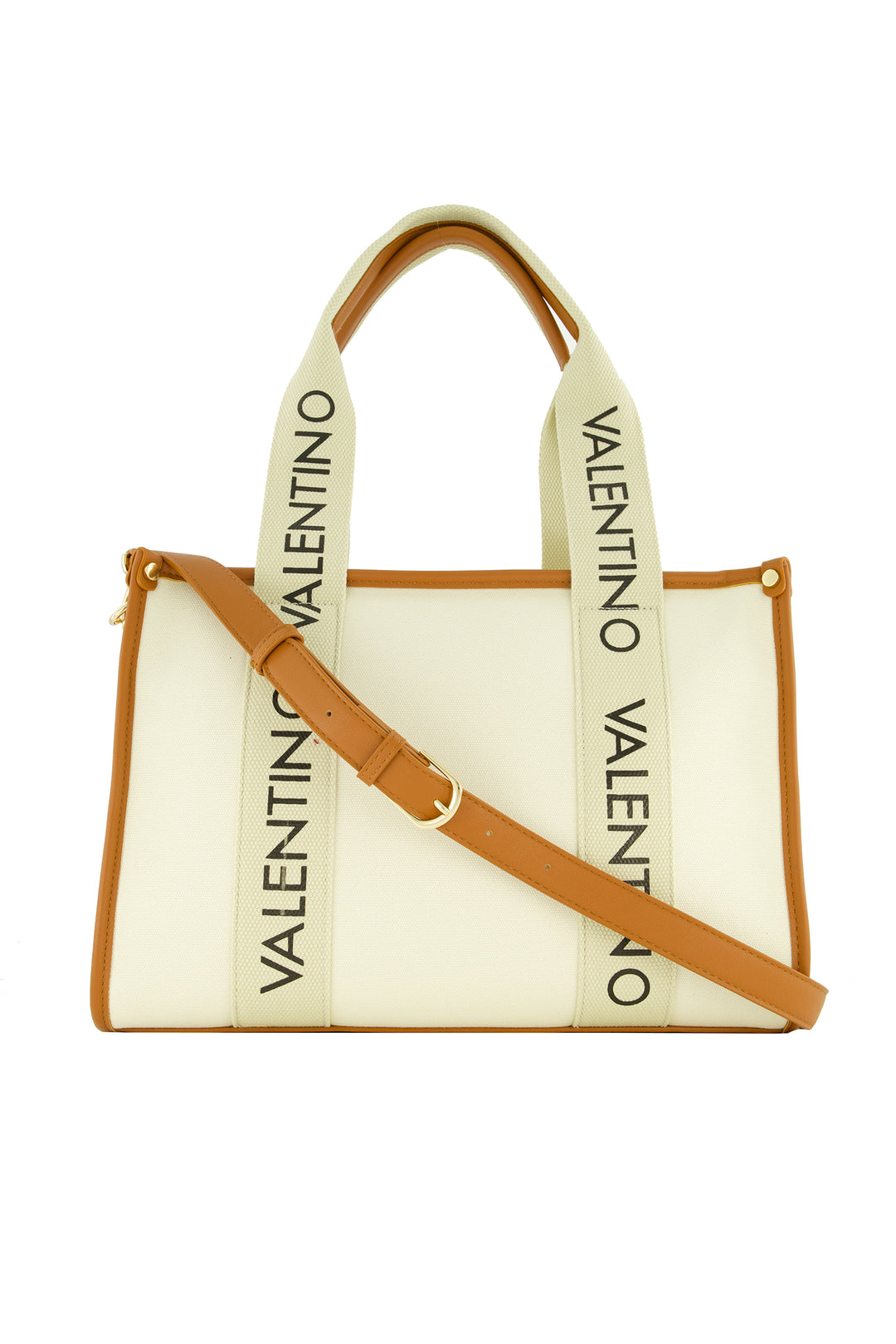 Women's Valentino Bags Candle Large Shopper in Natural Tan