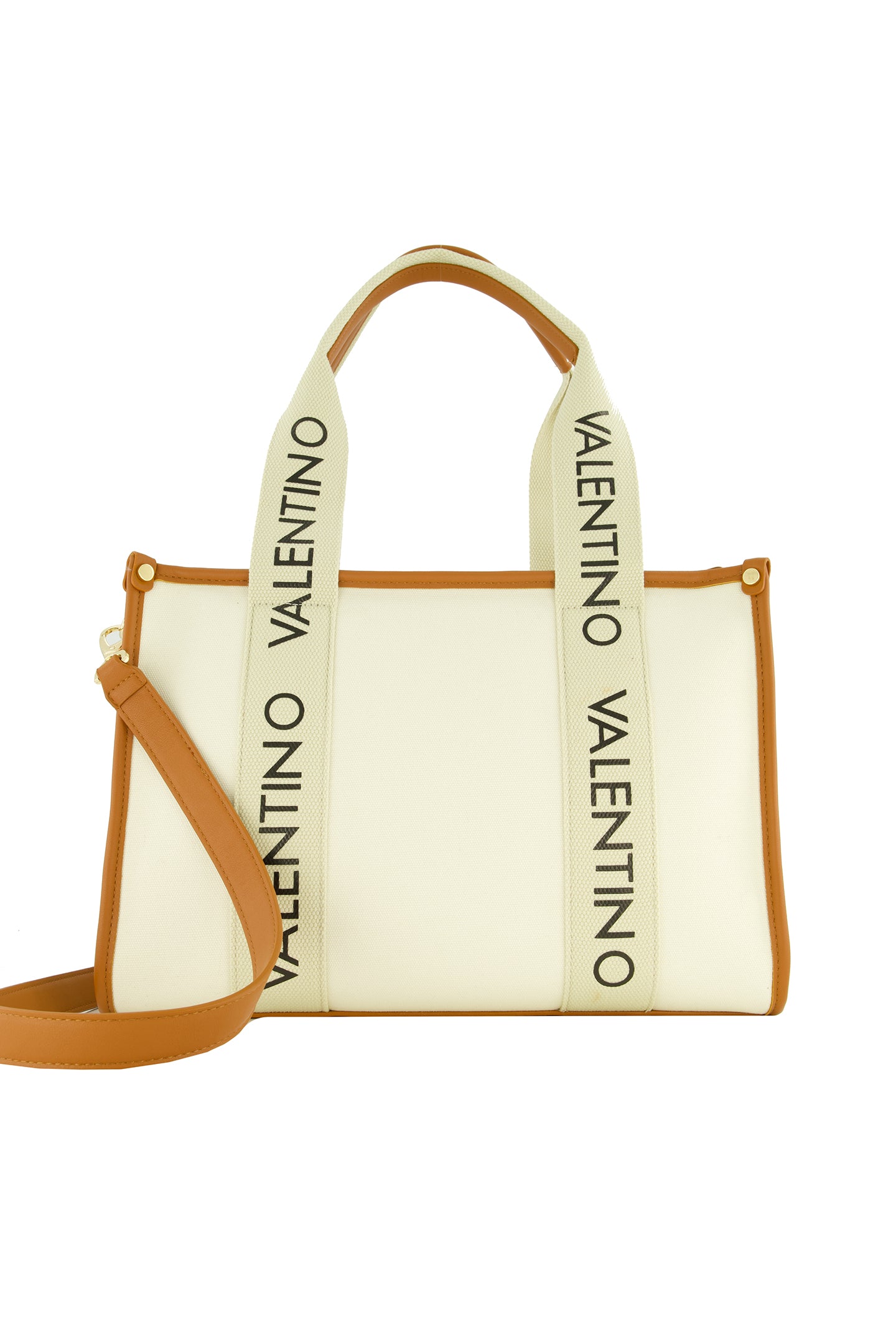 Women's Valentino Bags Candle Large Shopper in Natural Tan