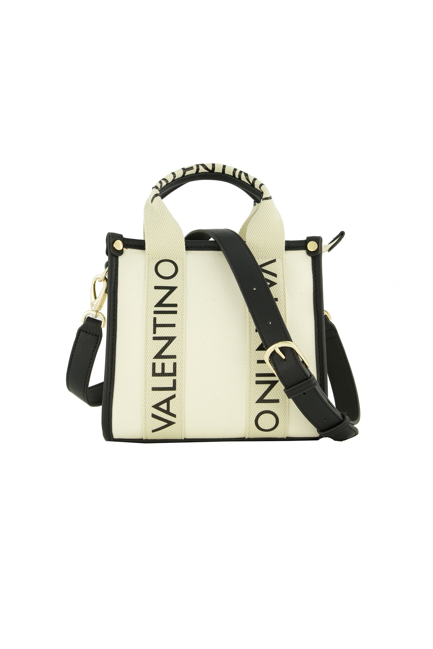 Women's Valentino Bags Candle Medium Shopper in Natural Black