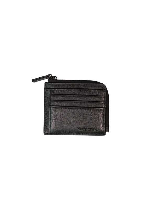 Men's Valentino Bags Fort Black Zip Wallet
