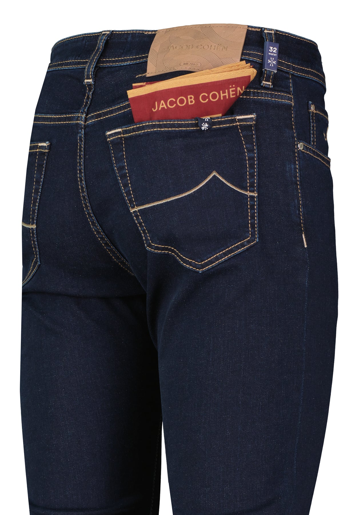 Mens Jacob Cohen 5PKT Bard Slim Dark Blue Jeans