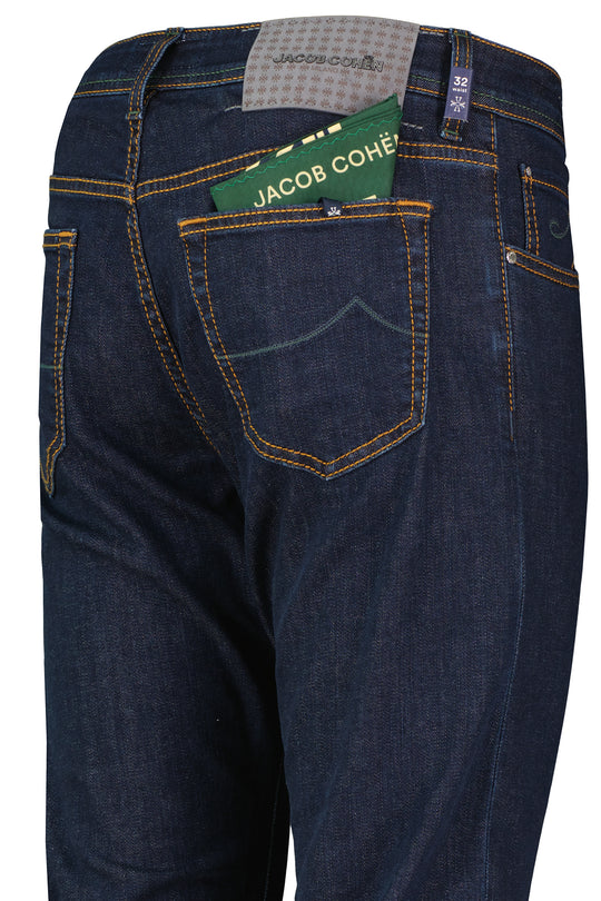 Mens Jacob Cohen 5PKT Bard Slim Fit Dark Blue Jeans