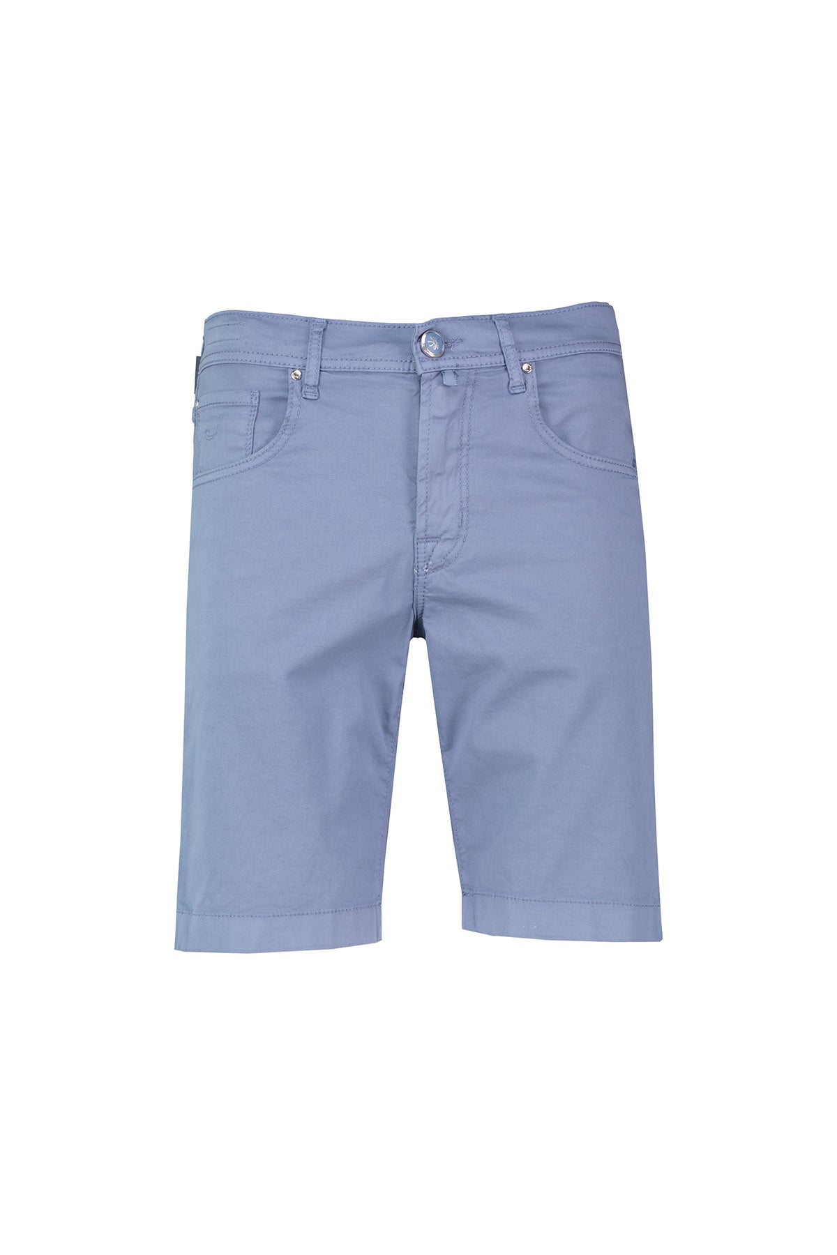 Mens Jacob Cohen Bermuda 5PKT Nicolas Aviation Blue Shorts — view 2