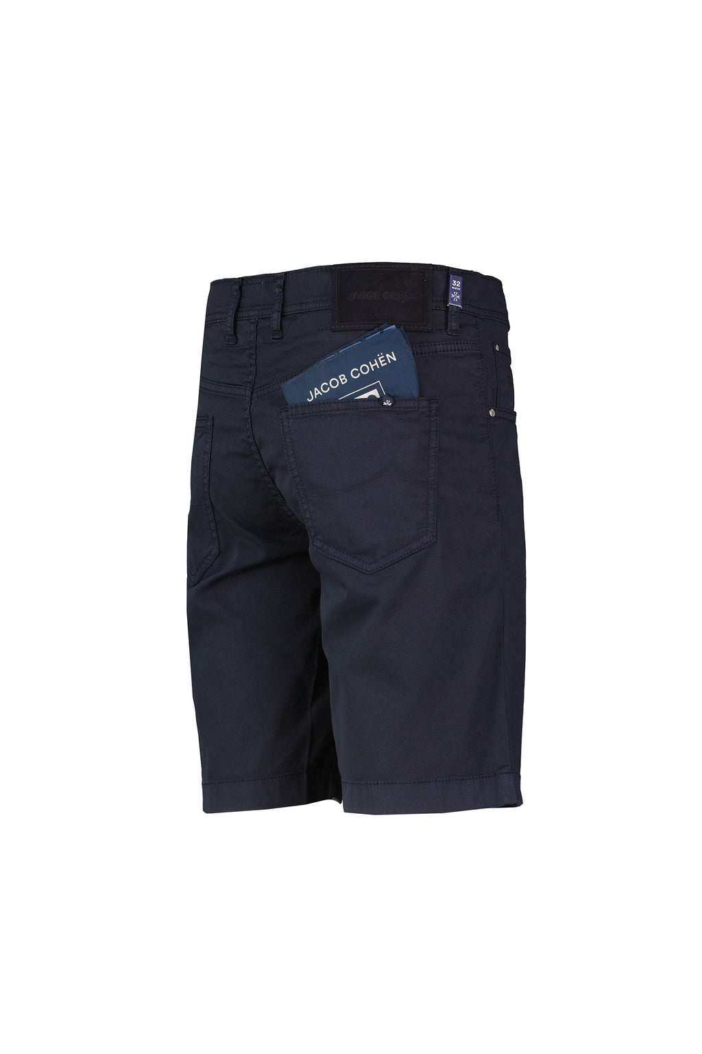 Mens Jacob Cohen Bermuda 5PKT Nicolas Navy Shorts