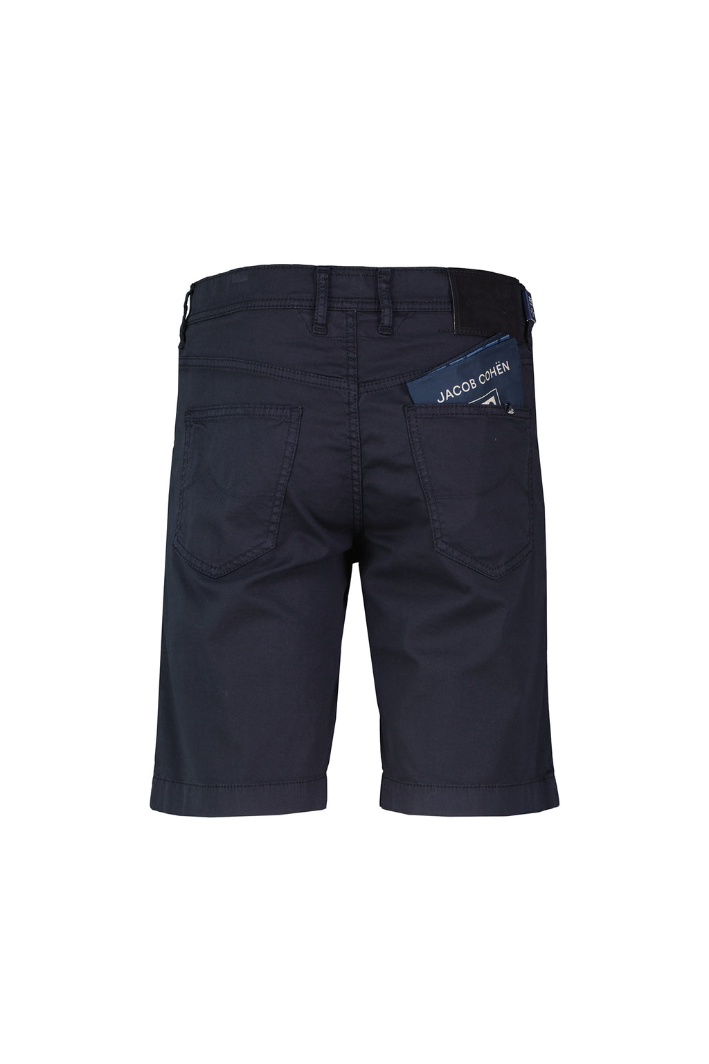 Mens Jacob Cohen Bermuda 5PKT Nicolas Navy Shorts — view 3