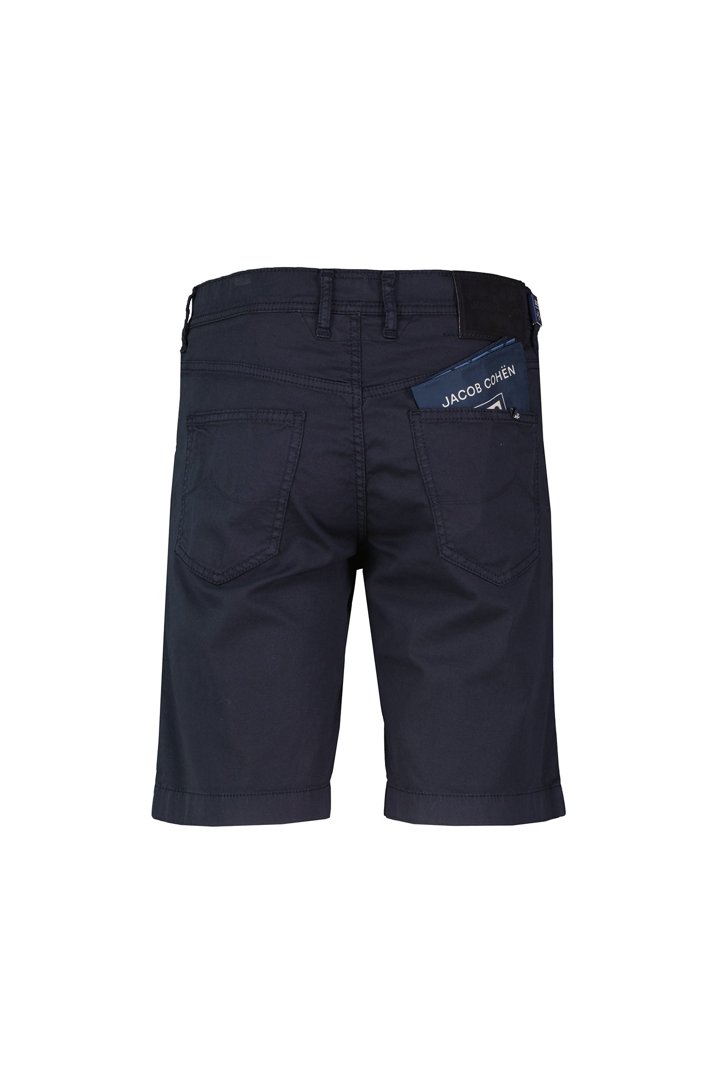 Mens Jacob Cohen Bermuda 5PKT Nicolas Navy Shorts — view 3