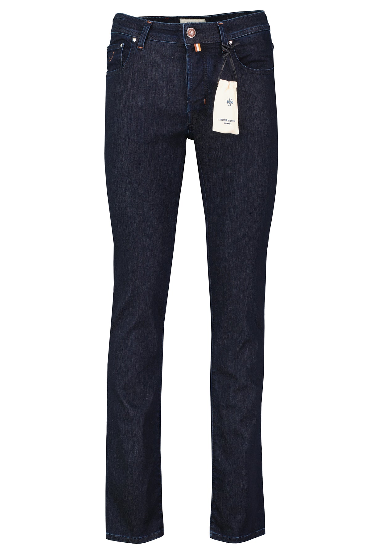 Mens Jacob Cohen 5PKT Bard Slim Dark Blue Jeans — view 2