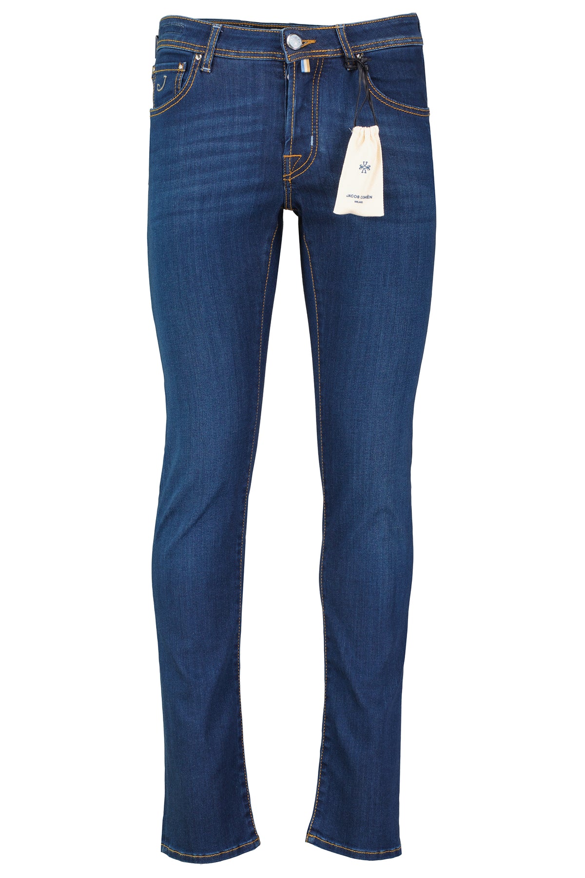 Mens Jacob Cohen 5PKT Nick Slim Fit Dark Blue Jeans - image 3