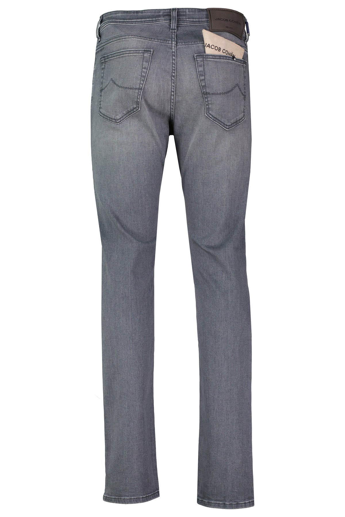 Mens Jacob Cohen 5PKT Bard Slim Fit Grey Jeans — view 3