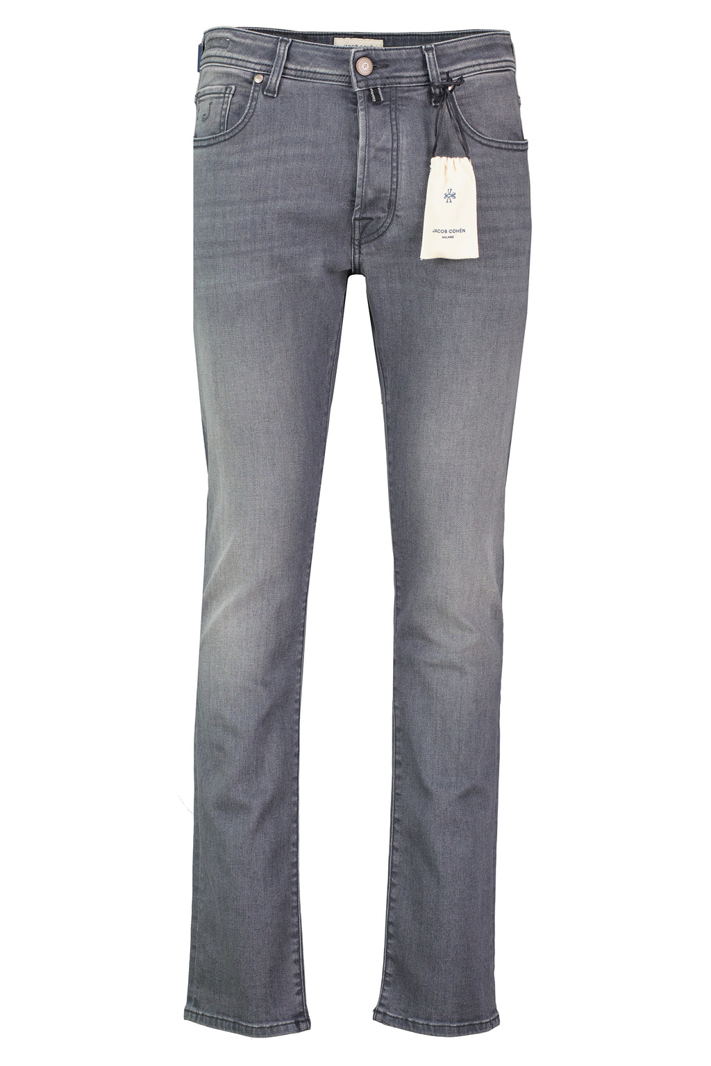 Mens Jacob Cohen 5PKT Bard Slim Fit Grey Jeans — view 2