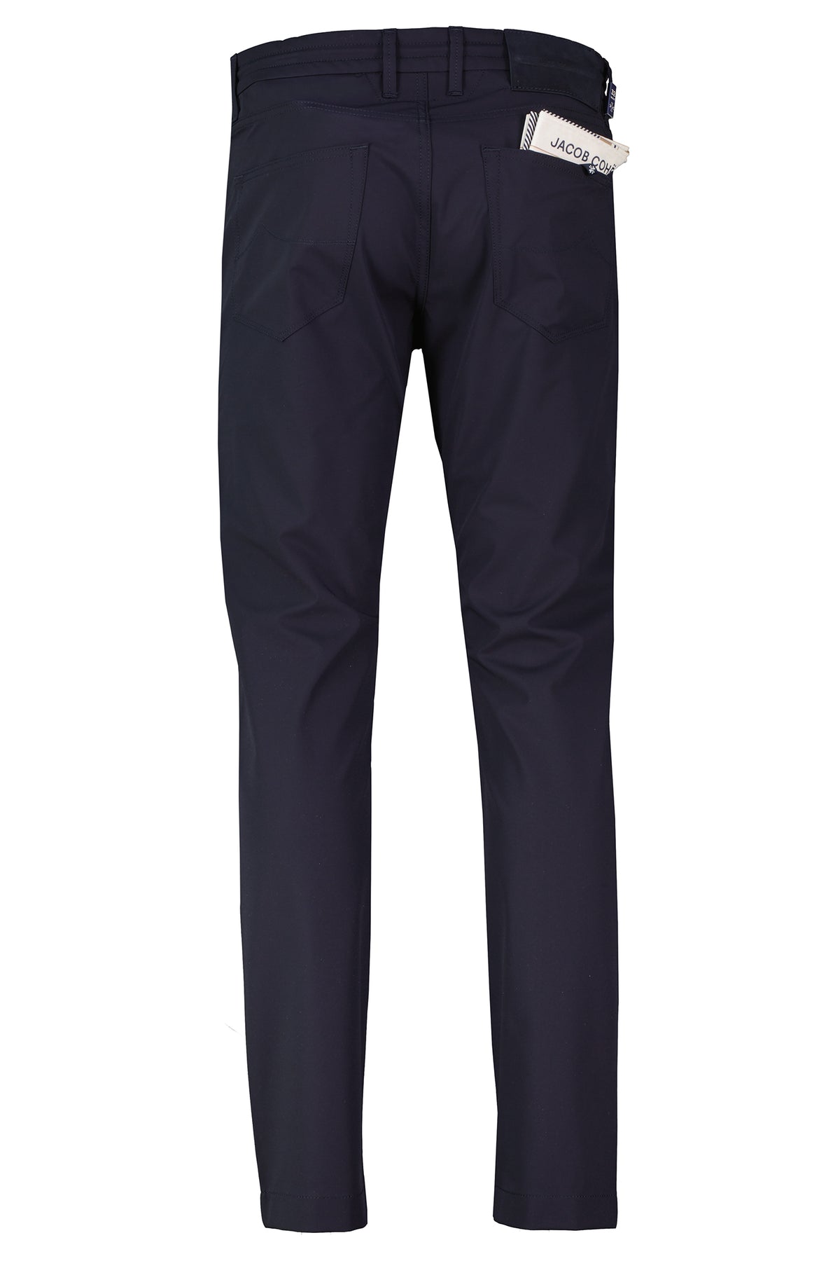 Mens Jacob Cohen Pharrell Active Relaxed Carrot Dark Blue Tech Pants — view 3