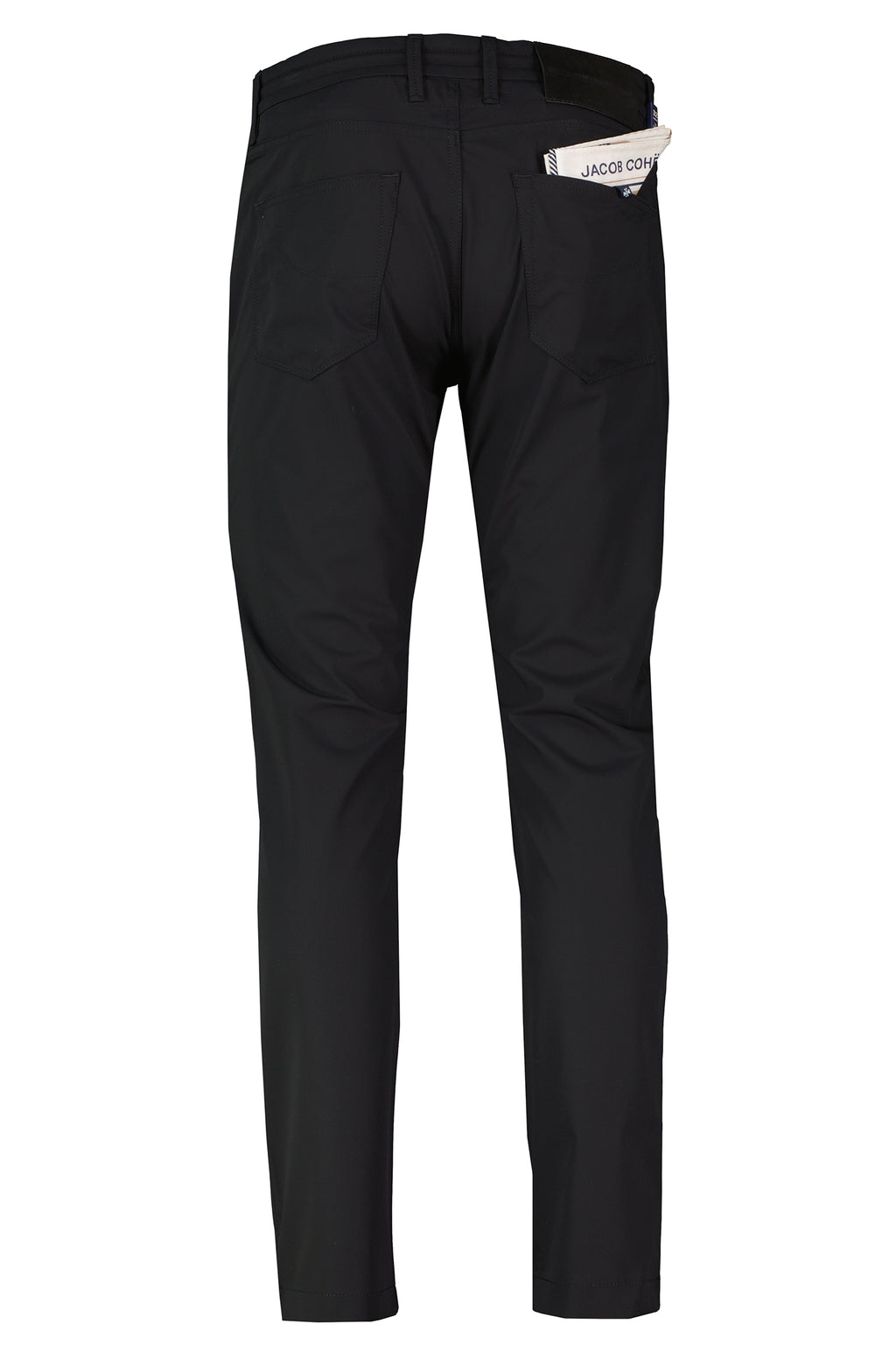 Mens Jacob Cohen Pharrell Active Relaxed Carrot Black Technical Pants — view 3