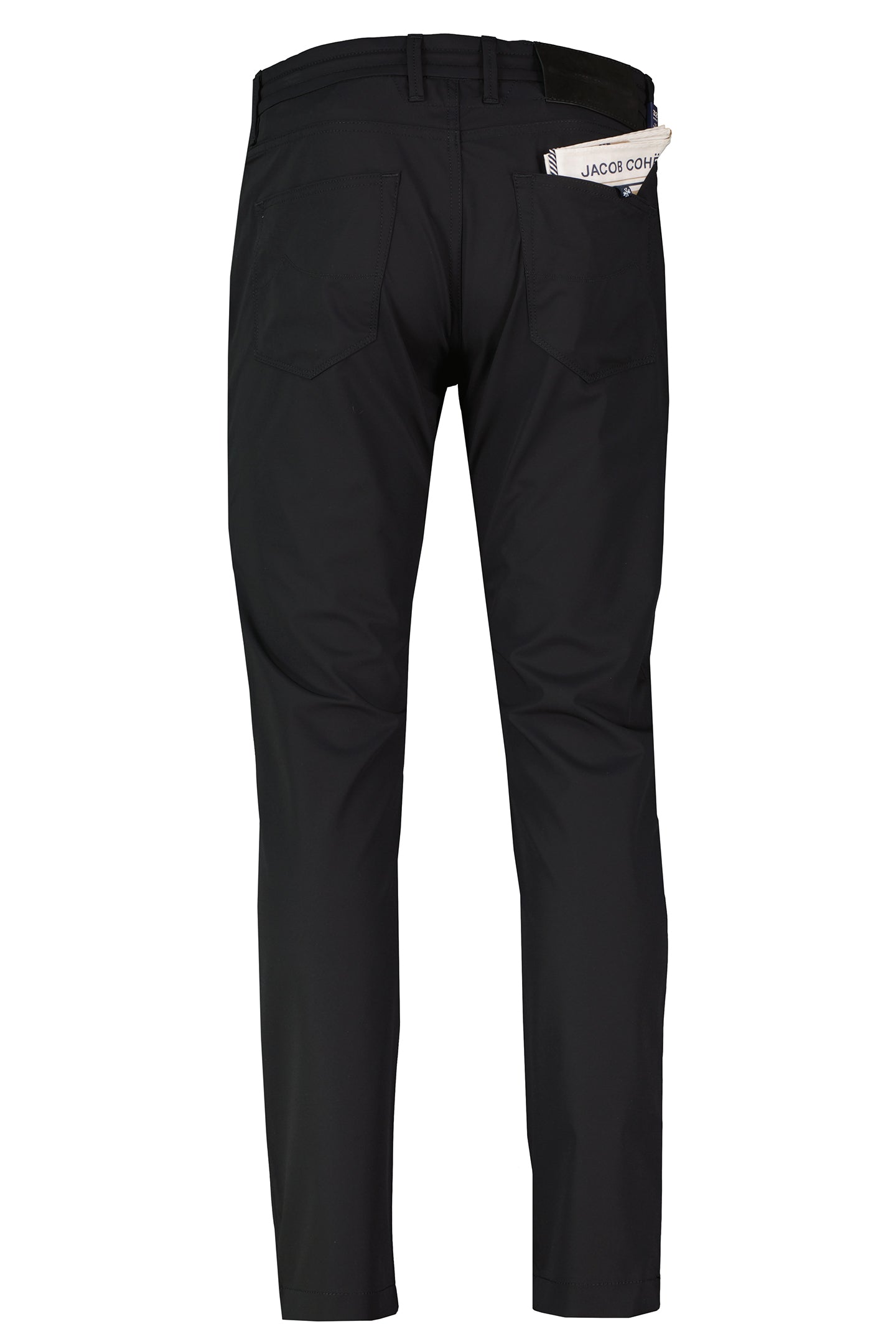 Mens Jacob Cohen Pharrell Active Relaxed Carrot Black Technical Pants — view 3