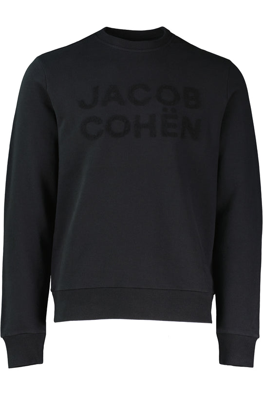 Men's Jacob Cohen Black Logo Name Sweatshirt