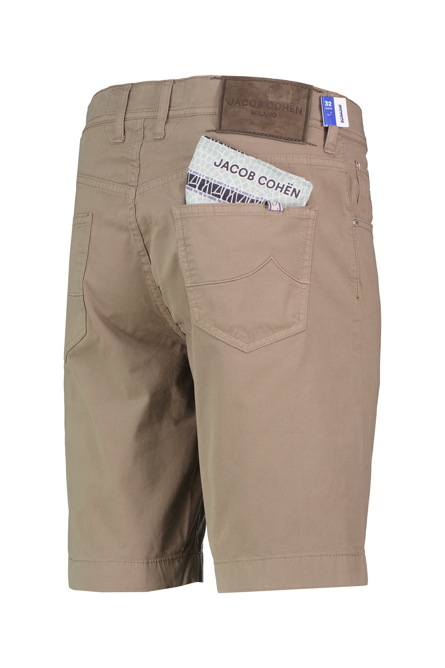 Men's Jacob Cohen Grey 5 Pocket Bermuda Shorts