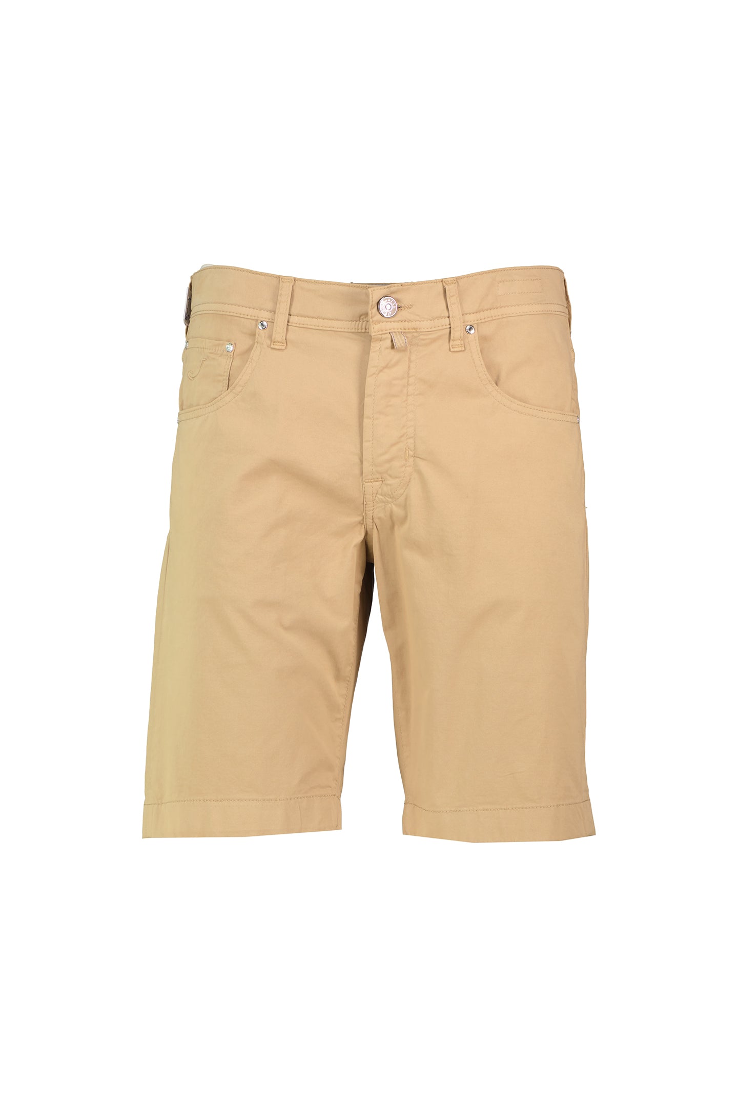 Men's Jacob Cohen Beige 5 Pocket Bermuda Shorts
