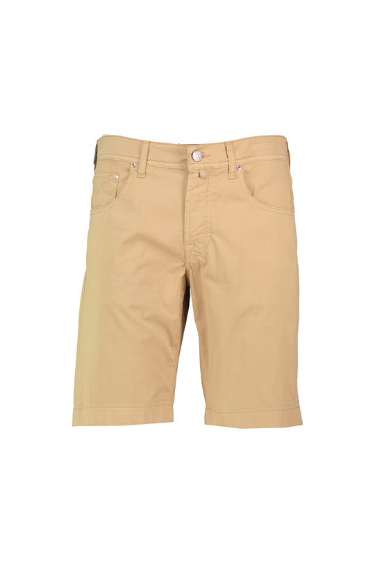 Men's Jacob Cohen Beige 5 Pocket Bermuda Shorts