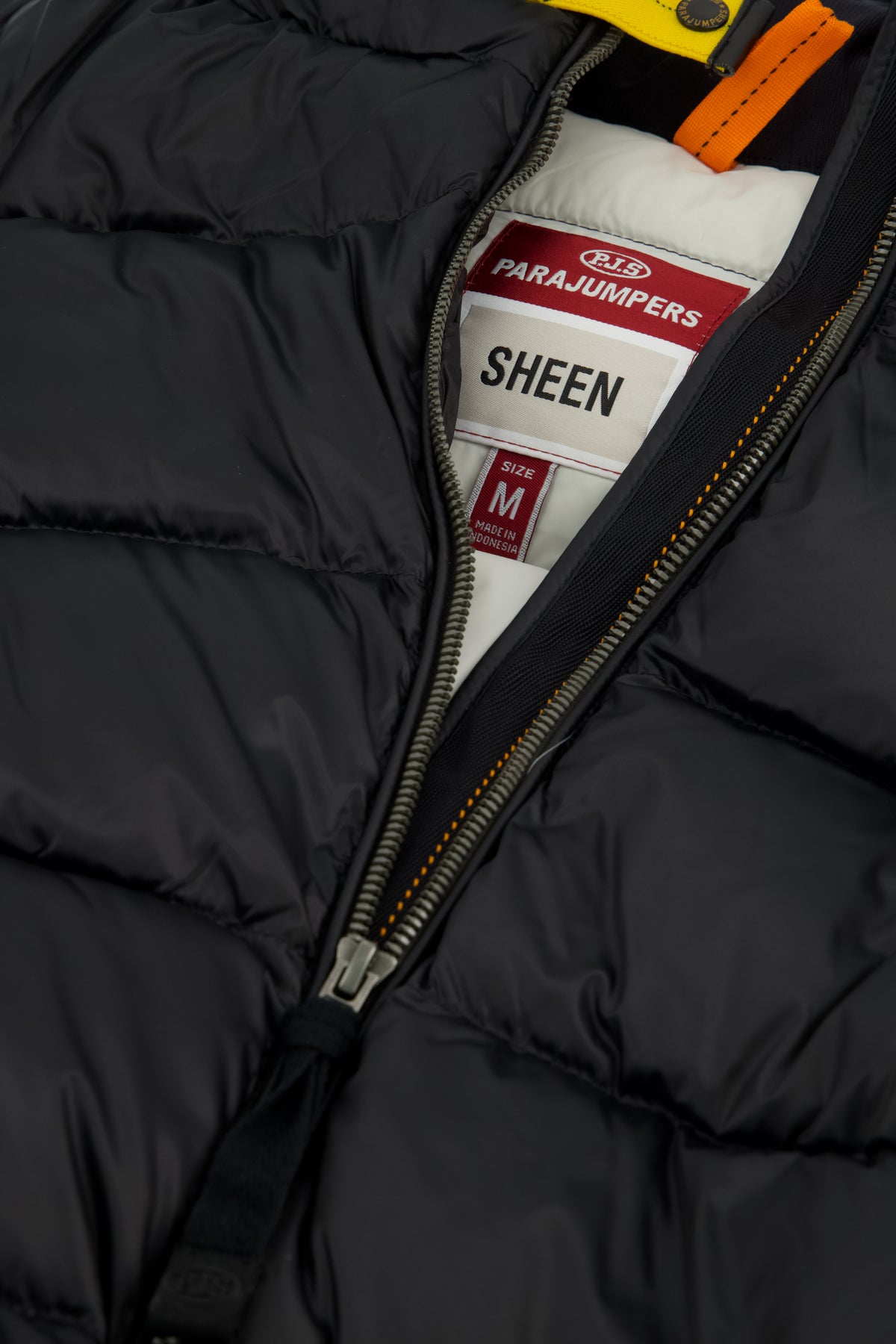 Womens Parajumpers Pencil Black Long Marion Puffer Jacket - image 10