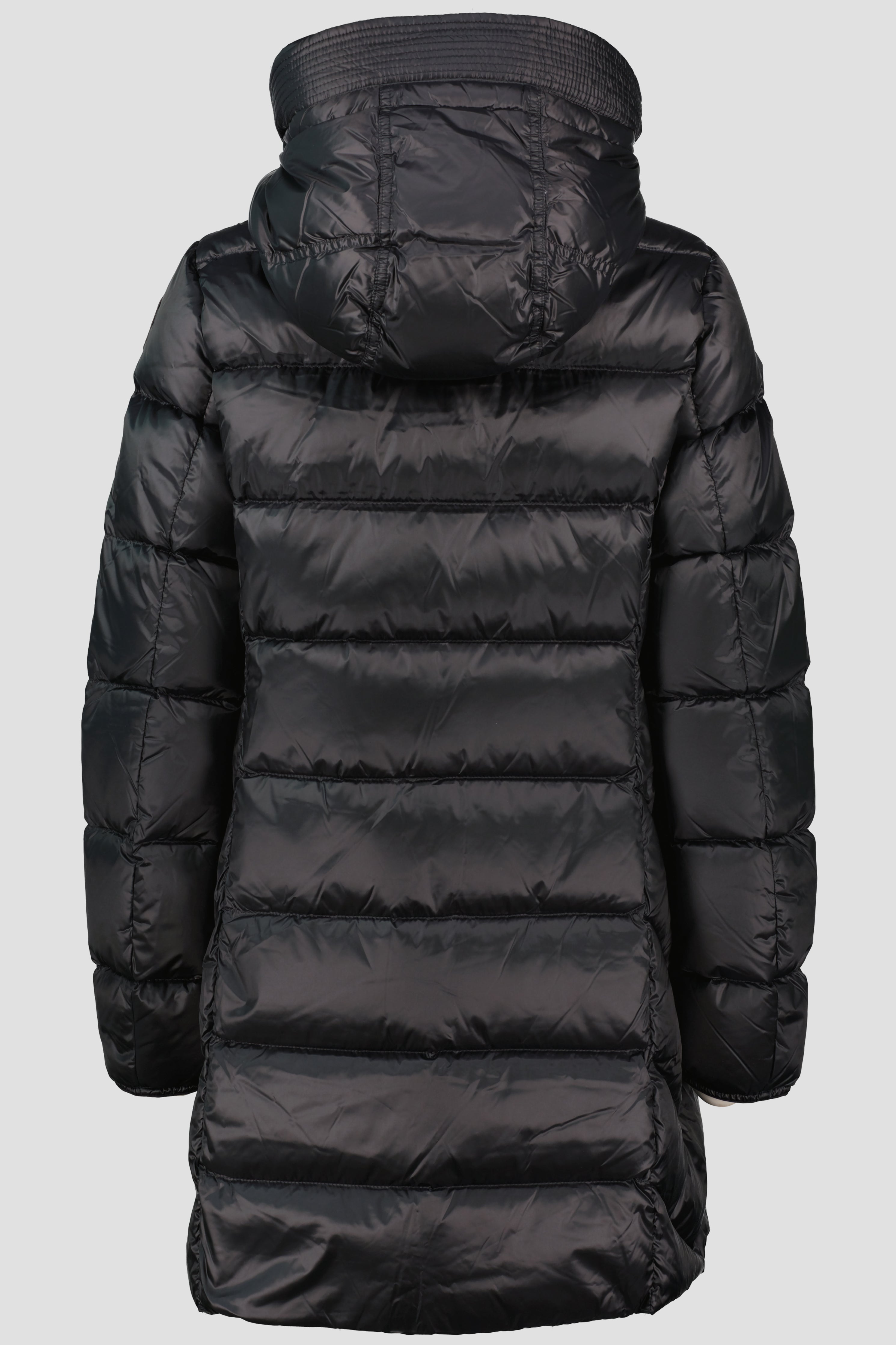 Womens Parajumpers Pencil Black Long Marion Puffer Jacket - image 8