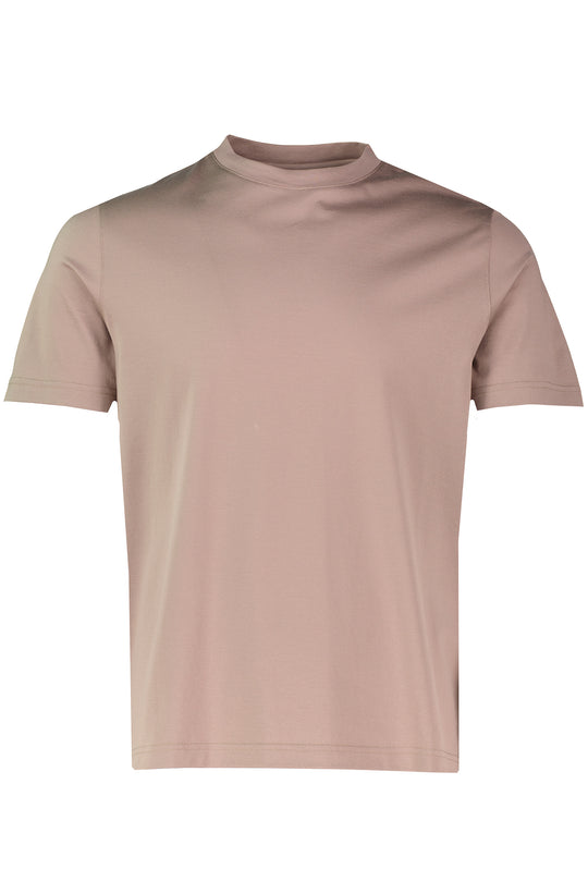 Men's Pal Zileri Light Brown Mercerised T Shirt