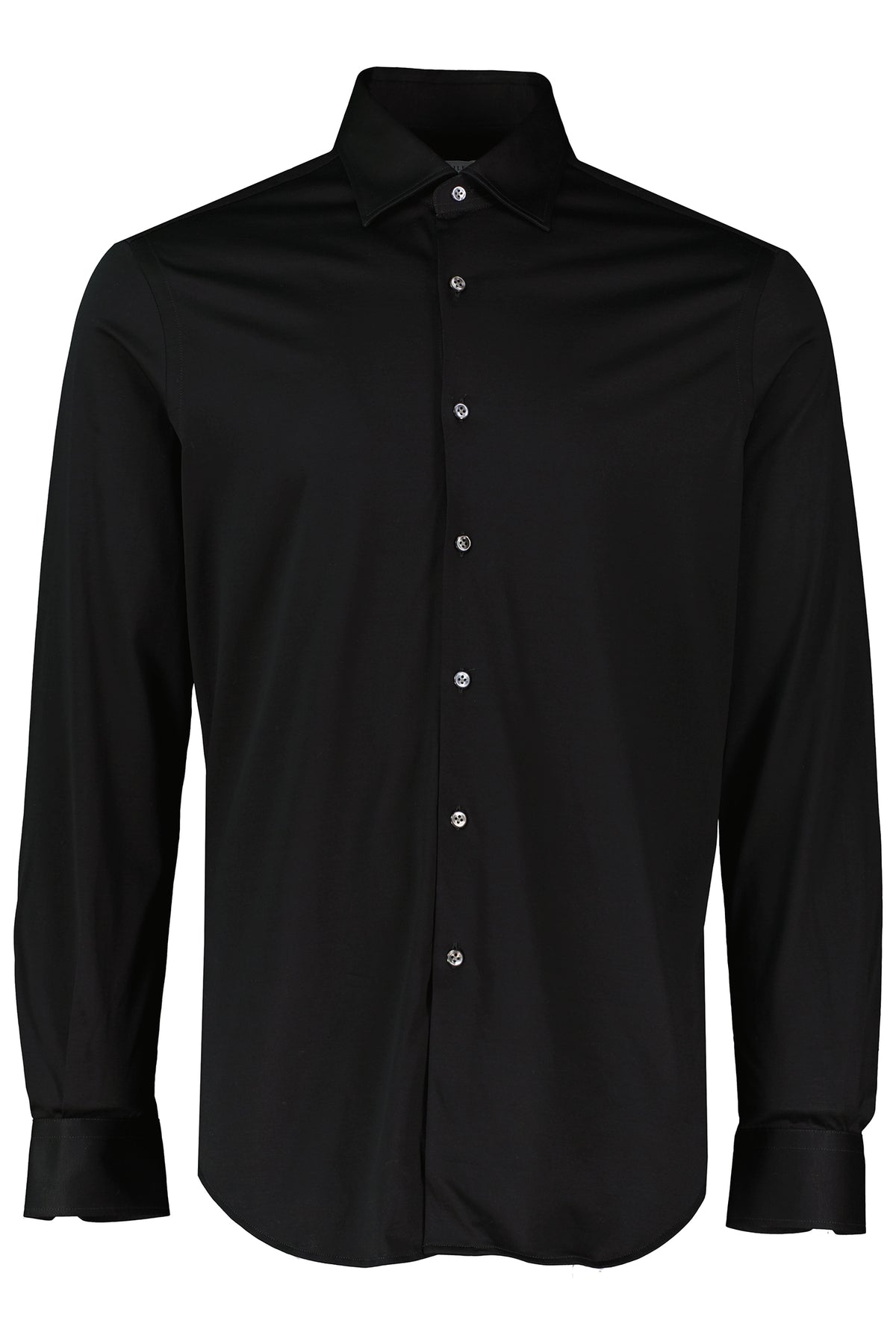 Men's Pal Zileri Black Mercerised Long Sleeve Shirt - image 2