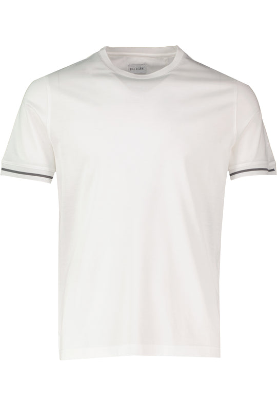 Men's Pal Zileri White Mercerised T Shirt