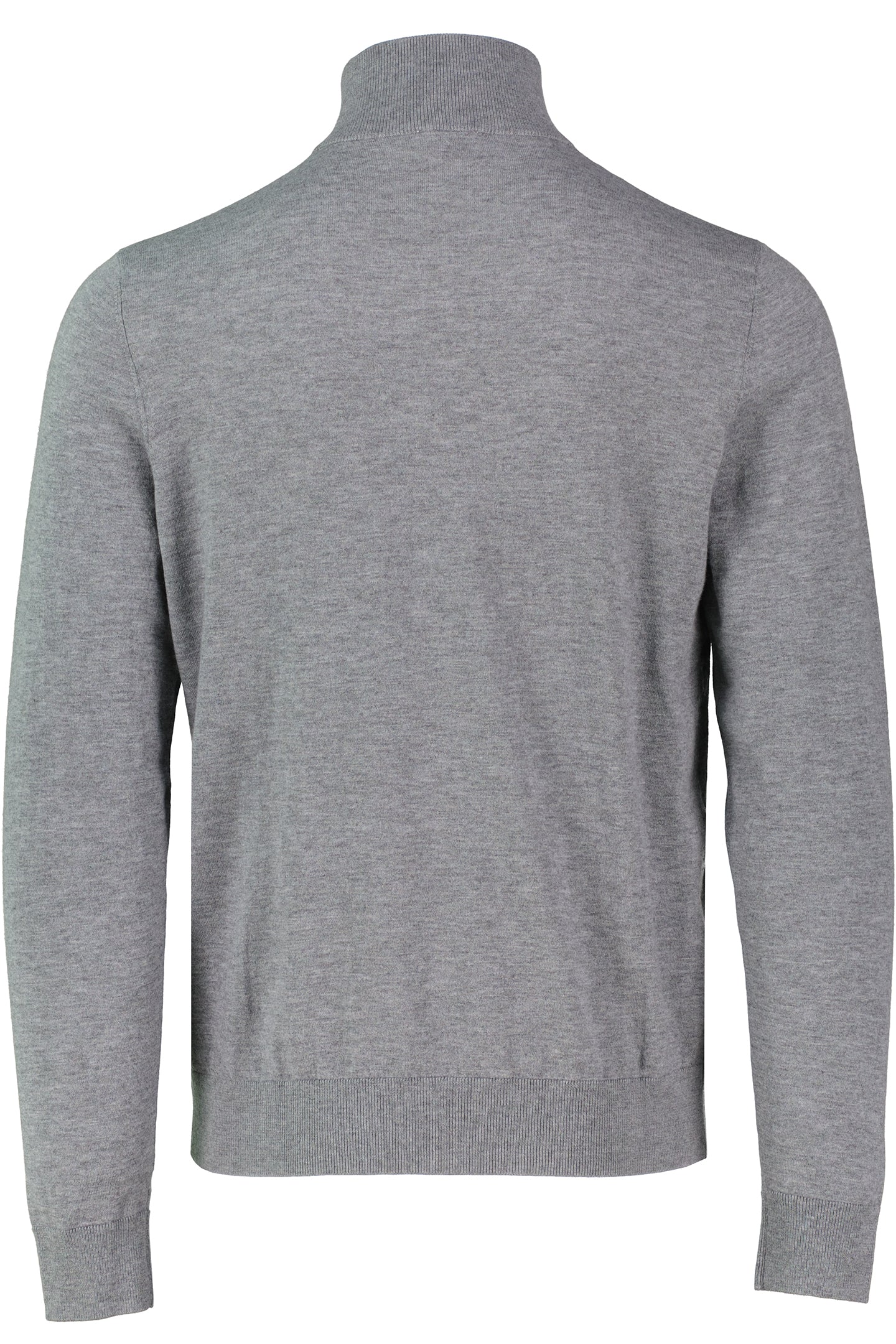 Men's Pal Zileri Grey 1/4 Zip Knitted Jumper - image 3