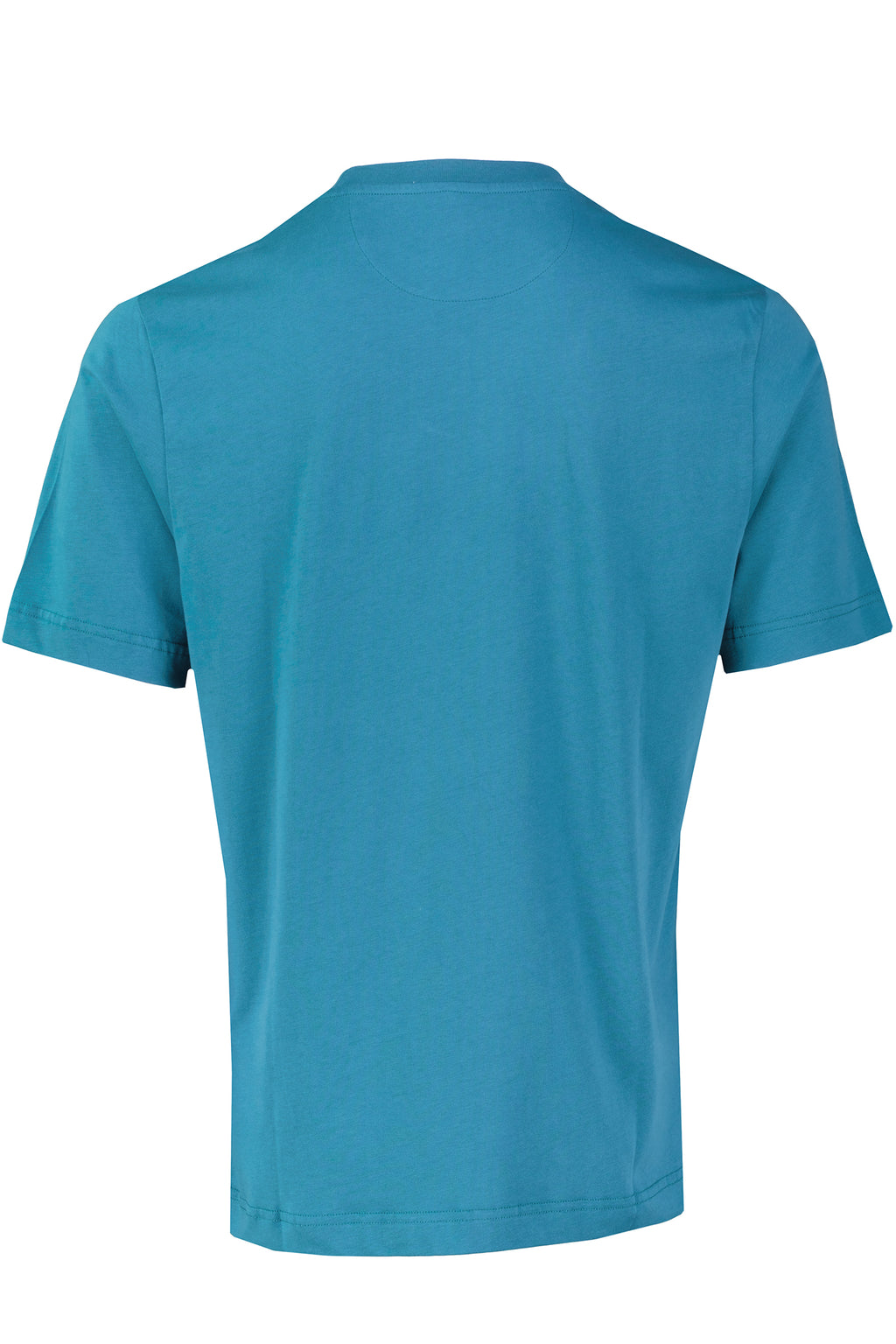 Men's Pal Zileri Teal Blue Graphic T Shirt — view 4