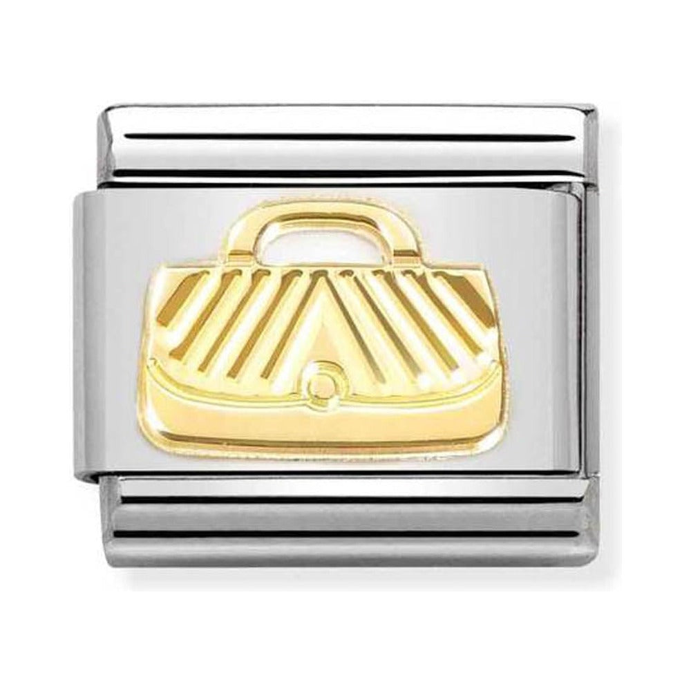 Nomination Composable Gold DIAMOND-CUT BAG Charm *