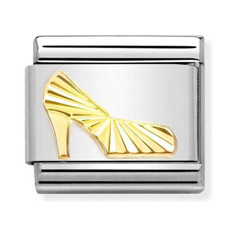 Nomination Composable Gold DIAMOND-CUT SHOE Charm *