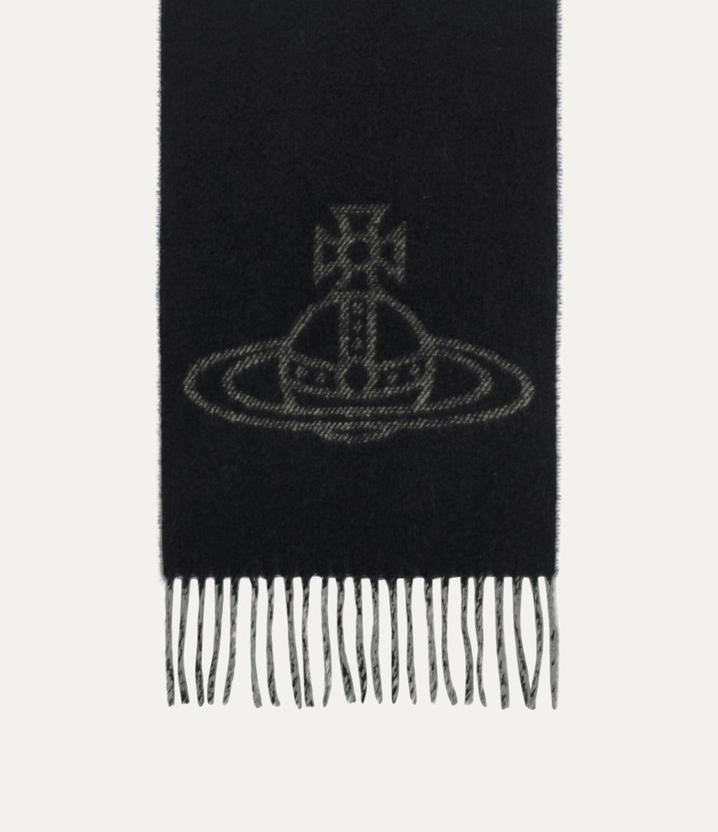 Women's Vivienne Westwood 25X180cm Scarf in Black White