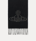 Women's Vivienne Westwood 25X180cm Scarf in Black White