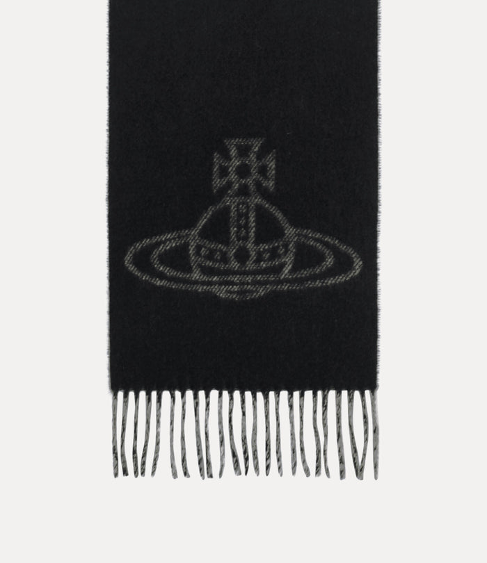 Women's Vivienne Westwood 25X180cm Scarf in Black White