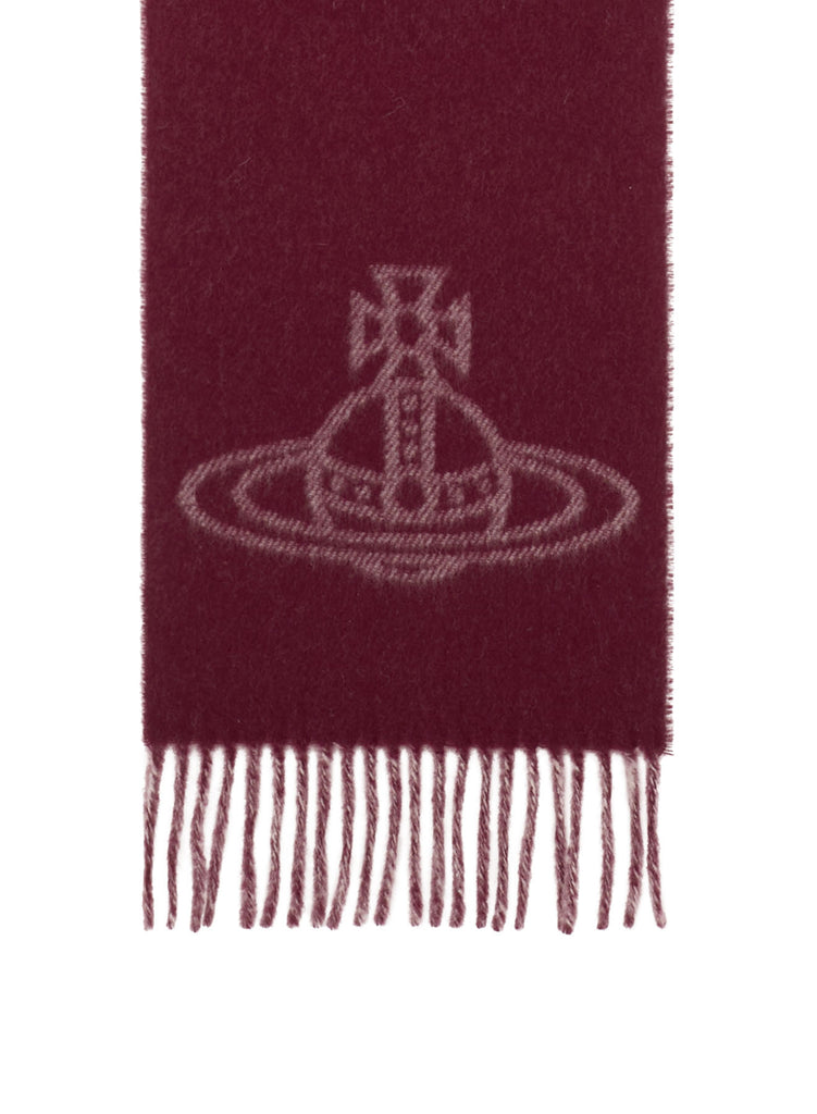 Women's Vivienne Westwood 25X180cm Scarf in Bordeaux