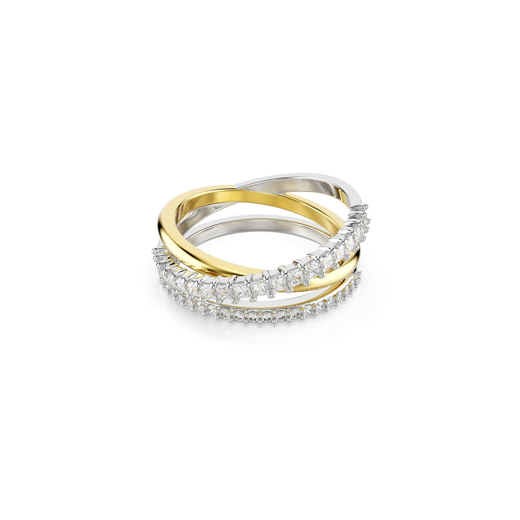 Swarovski Hyperbola 3 Band Mixed Cuts Ring — view 2