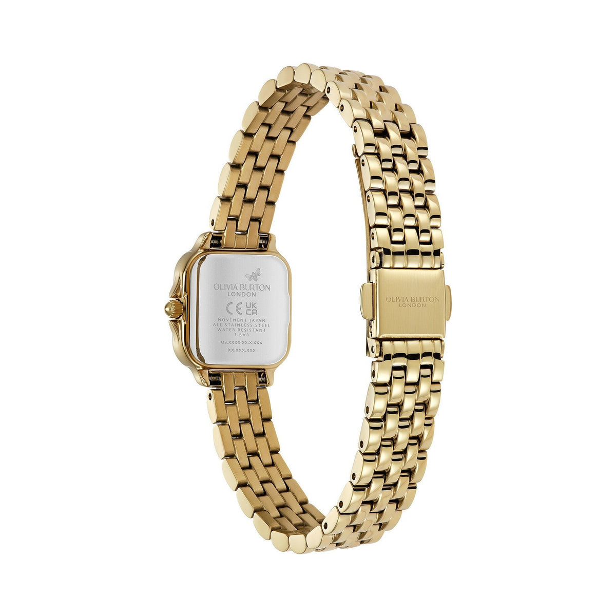Olivia Burton Mini Grosvenor Square Green Dial Bracelet Watch 24000364 — view 4