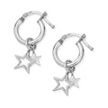 The ChloBo Double Star Hoop Earrings, a silver sterling hoop from ChloBo, available at OD’s Jewellers in St Helens.