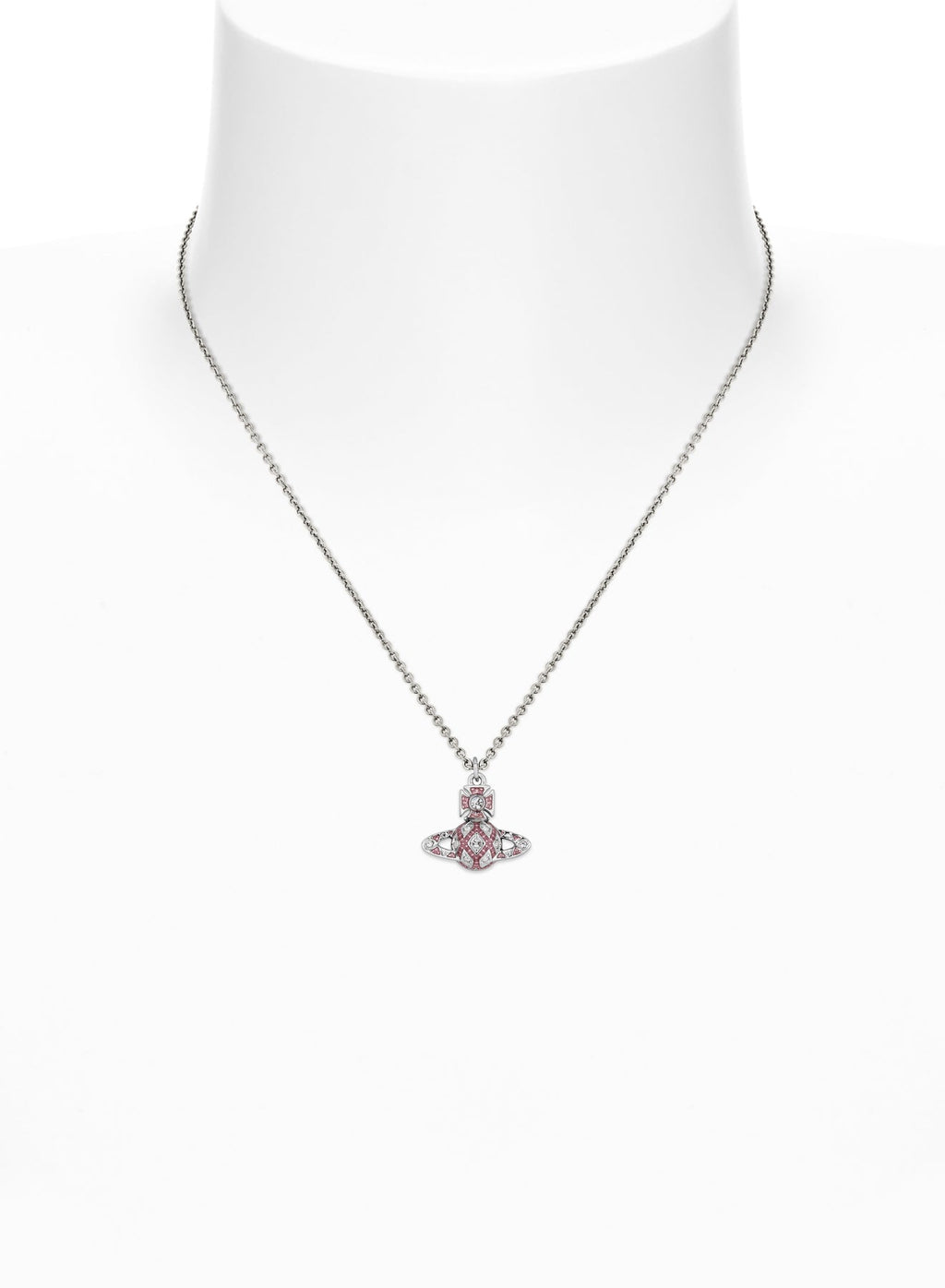 Vivienne Westwood Rachelle Bas Relief Dark Rose Necklace 630203J9-02P788- — view 2