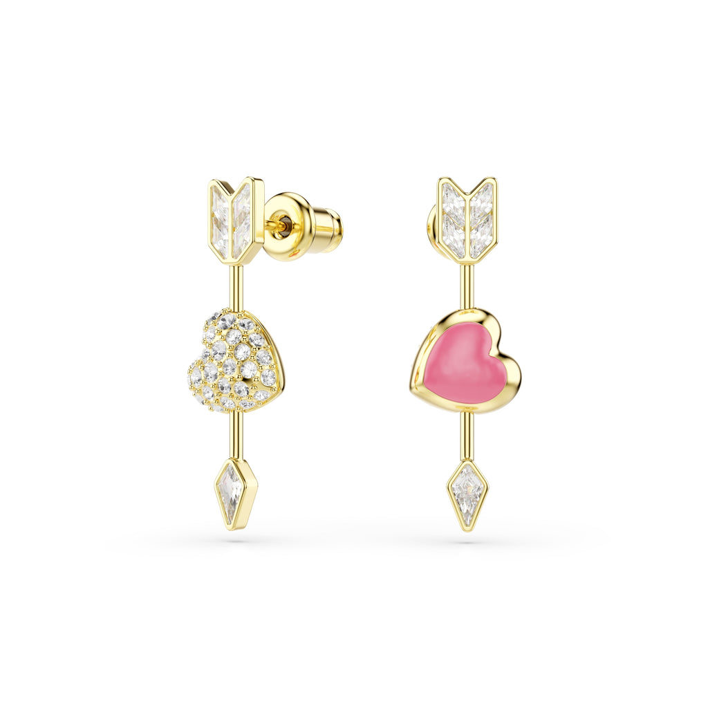 Swarovski Idyllia Heart With Arrow Earrings — view 6