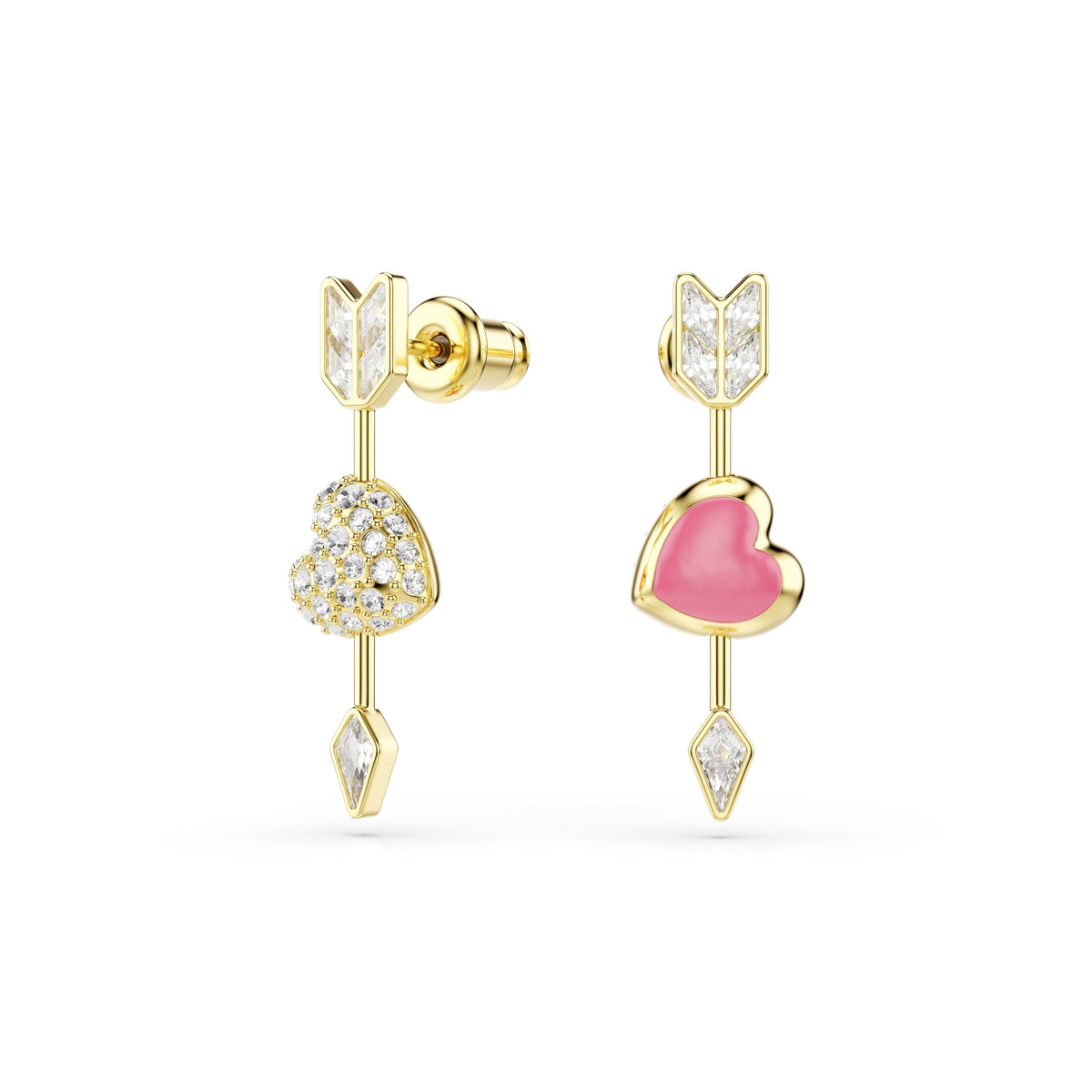 Swarovski Idyllia Heart With Arrow Earrings — view 6