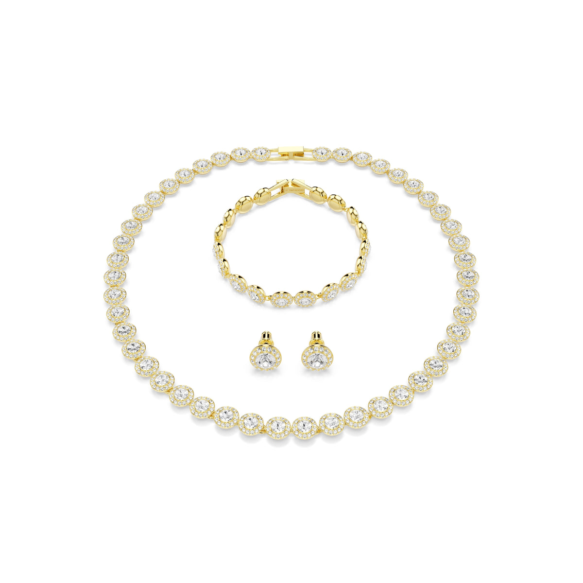 Swarovski Una Angelic Necklace, Bracelet & Earring Set 5750619